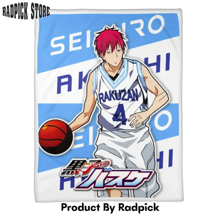 Seijuro akashi blanket custom kurokos basketball anime  rp0155094